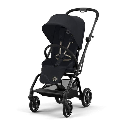 Cybex Coche Coche de paseo Eezy S Twist PL Blk  Magic Black - Cybex CBX524000087