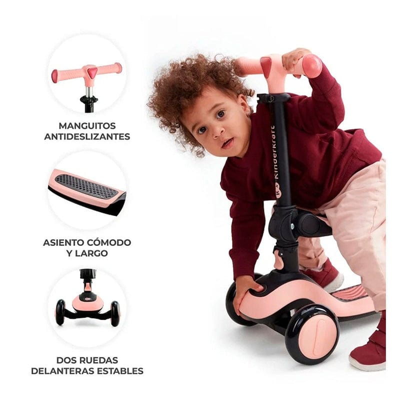 Triciclo Minibi Candy Pink - Kinderkraft - Pichintun