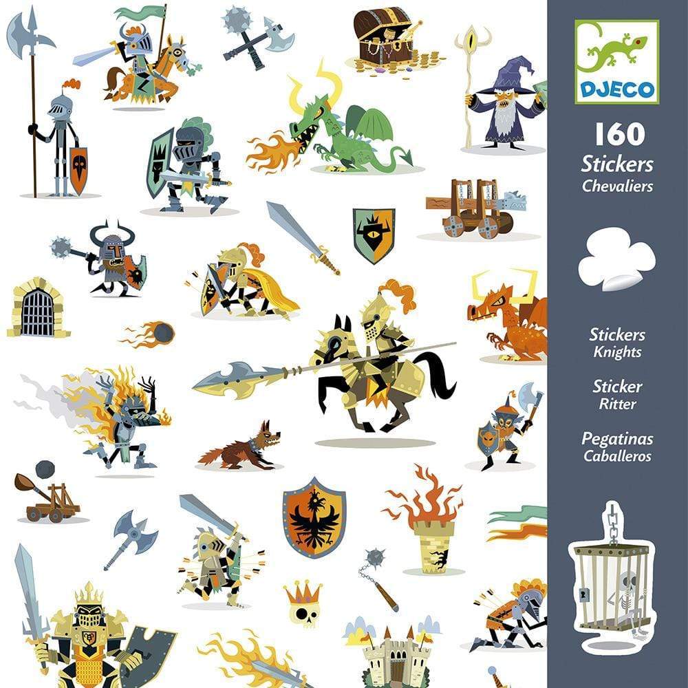 Pegatinas Animales (160 unidades) Djeco