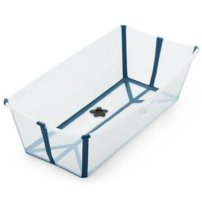 Pack Bañera Stokke Flexi Bath XL, Azul transparente - Bañera
